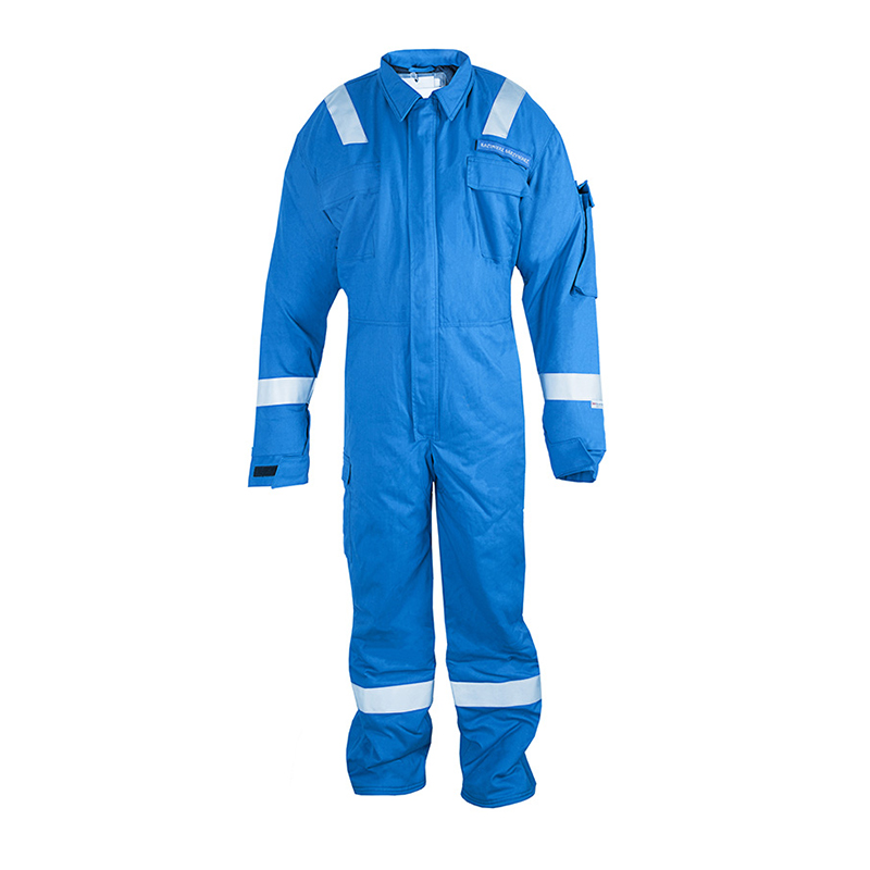 KOMBINEZON TRUDNOPALNY-ANTYELEKTROSTATYCZNY Z OCHRONA NA ŁUK